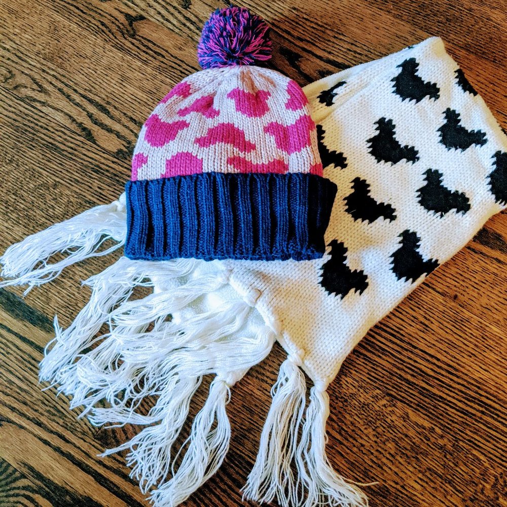 Disney Licensed Scarf and Hat - Adult